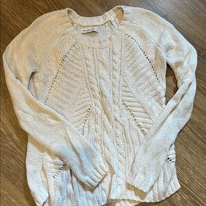 Abercrombie & Fitch Women's Cream Sweater